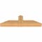 Ekena Millwork Portland Smooth Timber Gable Bracket, Western Red Cedar, 48"W x 14"H x 5 1/2"D x 5 1/2"F, 7/12 Pitch GBW048X14X0606POR00SWR - alternate 2